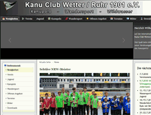 Tablet Screenshot of kcwetter.de